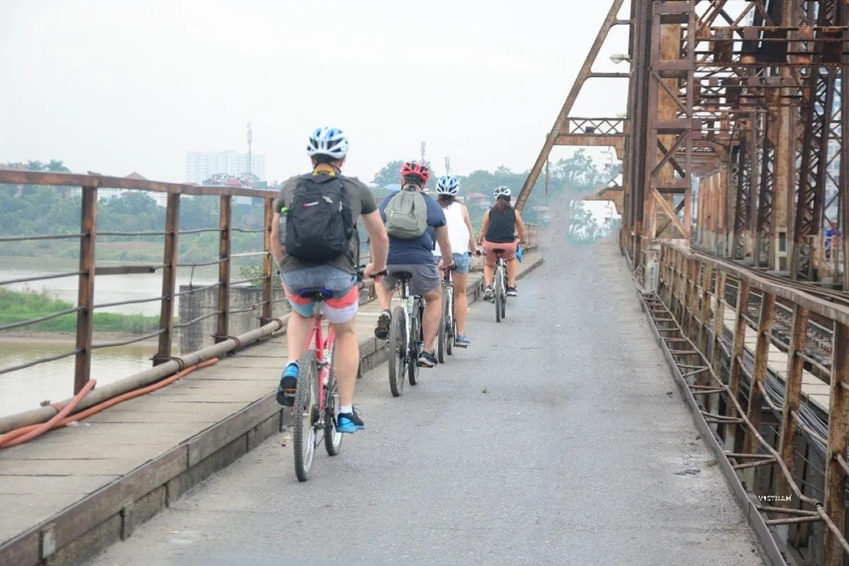 Hanoi Cycling Tour | Bat Trang, Kim Lan & Xuan Quan Flower Villages Hanoi bicycle tours exploring countryside villages