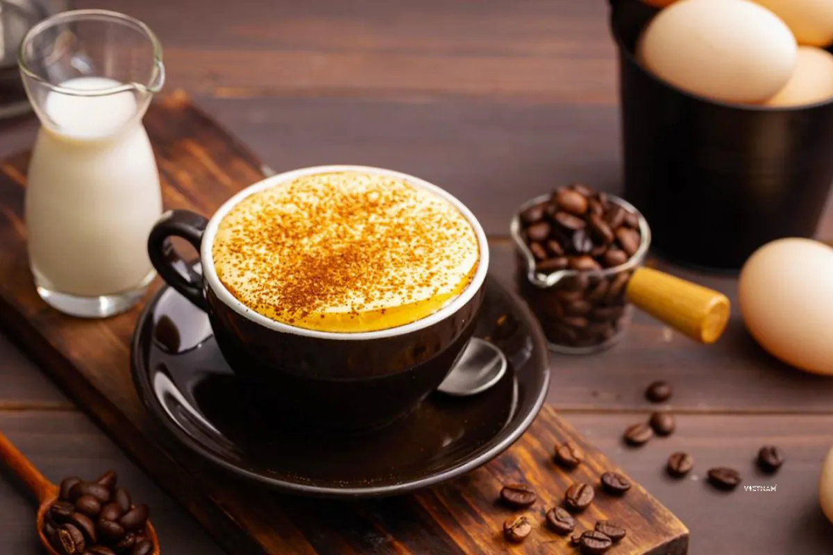 Exclusive Hanoi Street Food Tour | Discover Hanoi’s Best Eats on Foot Hanoi egg coffee creamy traditional drink