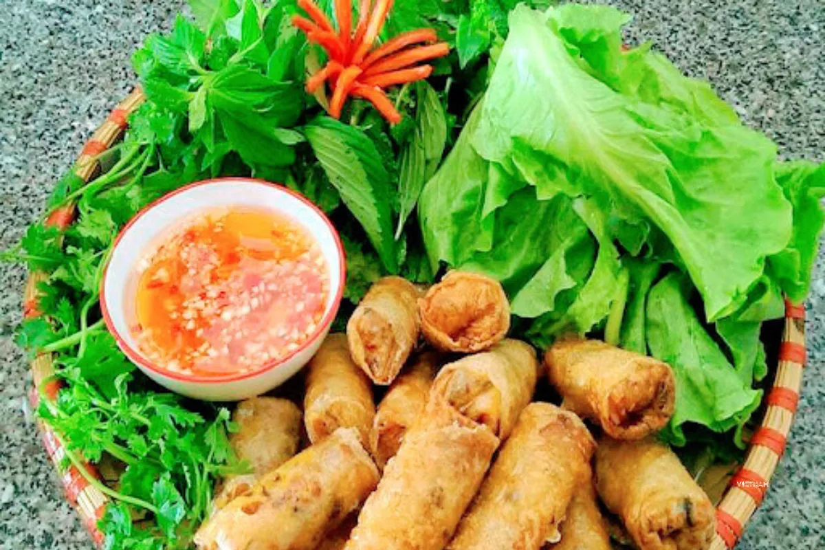 Exclusive Hanoi Street Food Tour | Discover Hanoi’s Best Eats on Foot Nem ran Hanoi crispy fried spring rolls