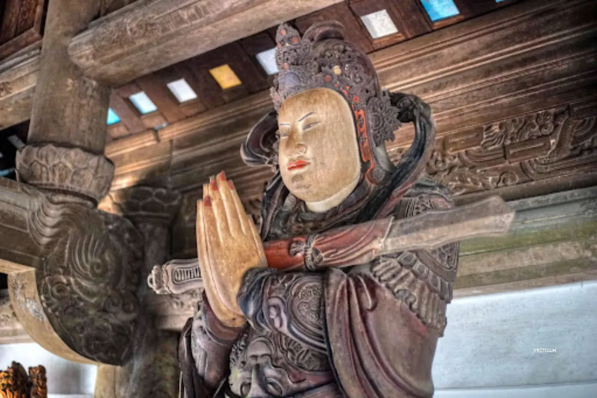 Authentic Hanoi Day Tour | Incense Village & Duong Lam Ancient Village Ancient Buddha statues at Tay Phuong Pagoda in hanoi